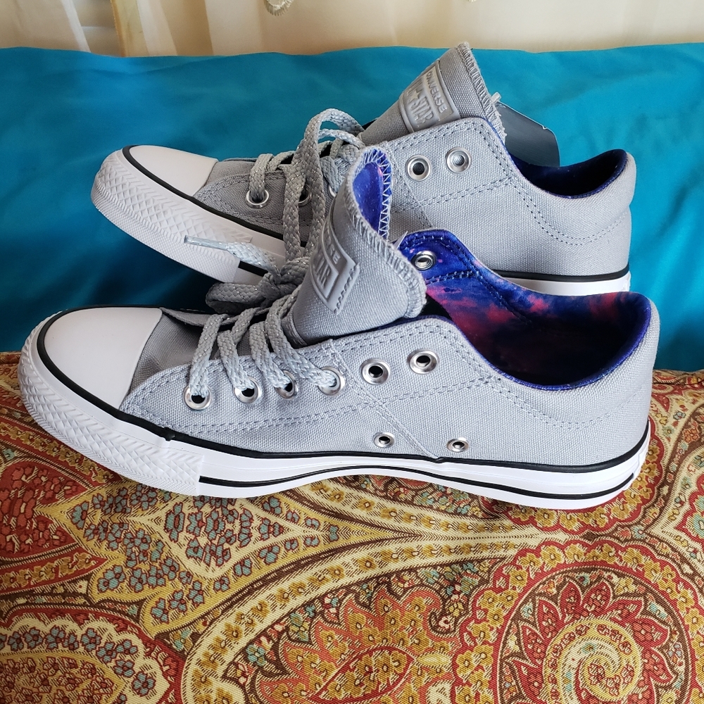 New Converse Grey Galaxy Shoes